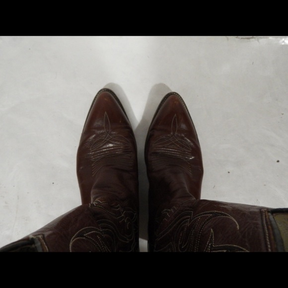 Dan Post (6981) Cow Boy Boots  Leather Made In Usa - Picture 3 of 7